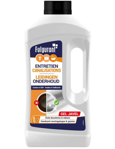 Fulgurant Entretien Canalisation Gel Javel