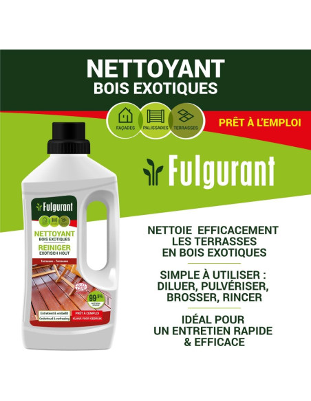 Fulgurant Nettoyant Bois Exotiques Ecocert  1l