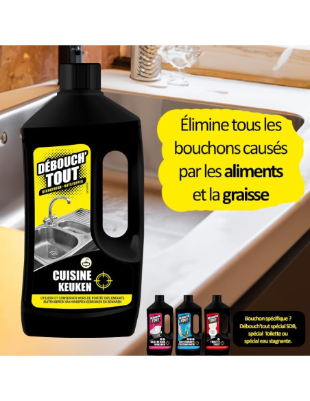 Déboucheur cuisine .