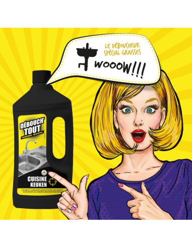 Déboucheur cuisine .