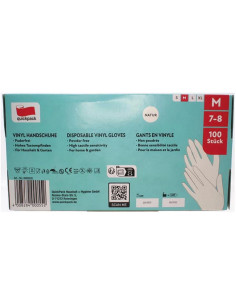 Gants Jetables Mauves 2
