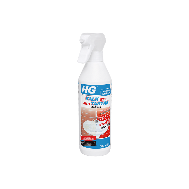 HG spray moussant anti-tartre 3x plus fort