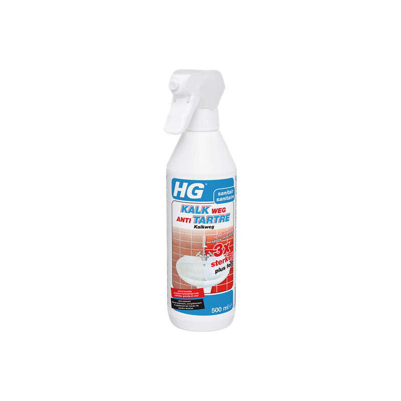 HG - Spray Moussant Anti-Tartre odeur verte