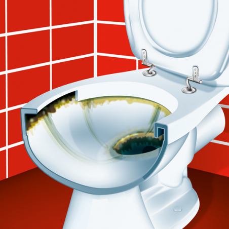 HG - Gel Superpuissant pour les Toilettes